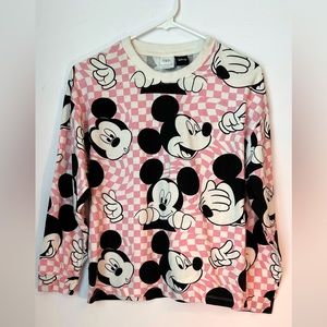 ZARA Children’s Mickey Mouse Long Sleeved Cotton Top